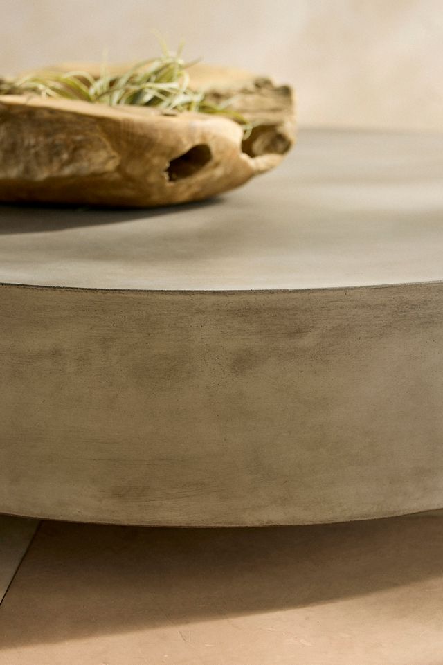 Concrete Coffee Table, Round