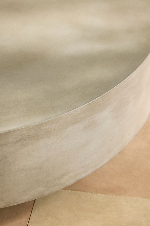 Concrete Coffee Table, Round
