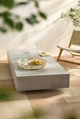 Concrete Coffee Table, Rectangle