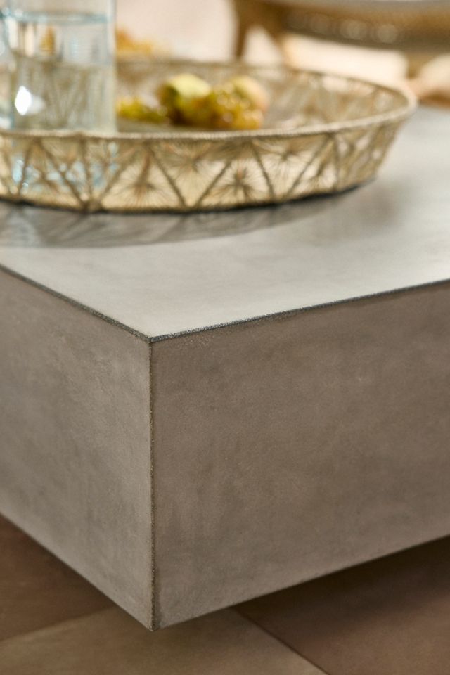 Concrete Coffee Table, Rectangle #1