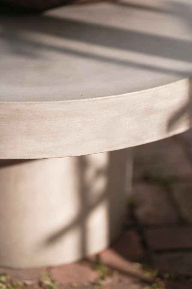 Concrete Pedestal Coffee Table #1