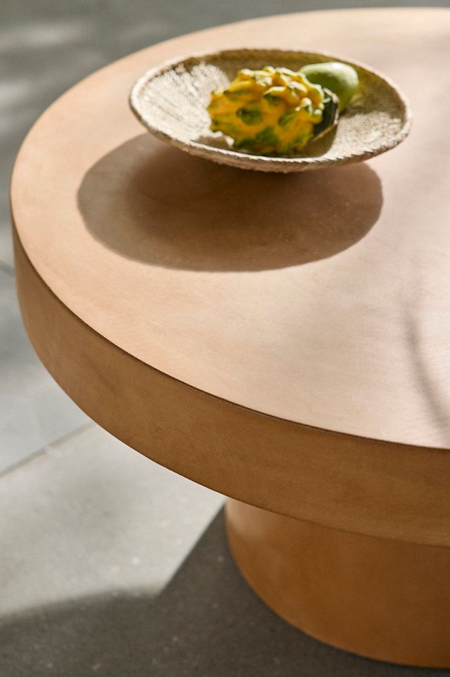 Concrete Pedestal Coffee Table #3