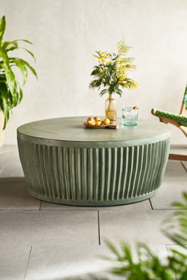 Terrain Ridge Concrete Coffee Table