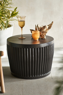 Ridge Concrete Side Table | Anthropologie