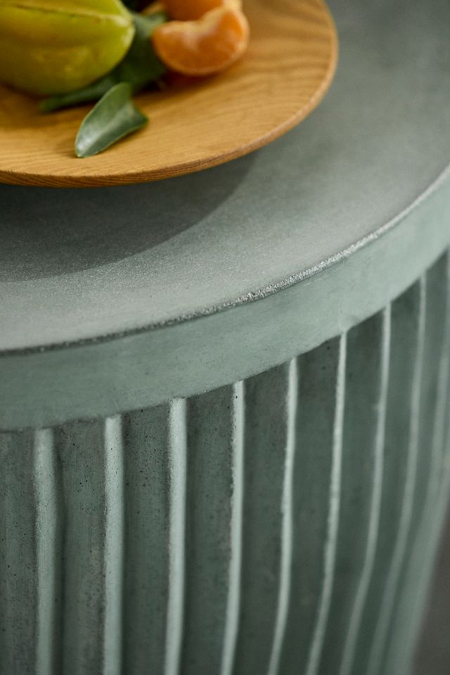 Ridge Concrete Side Table #2