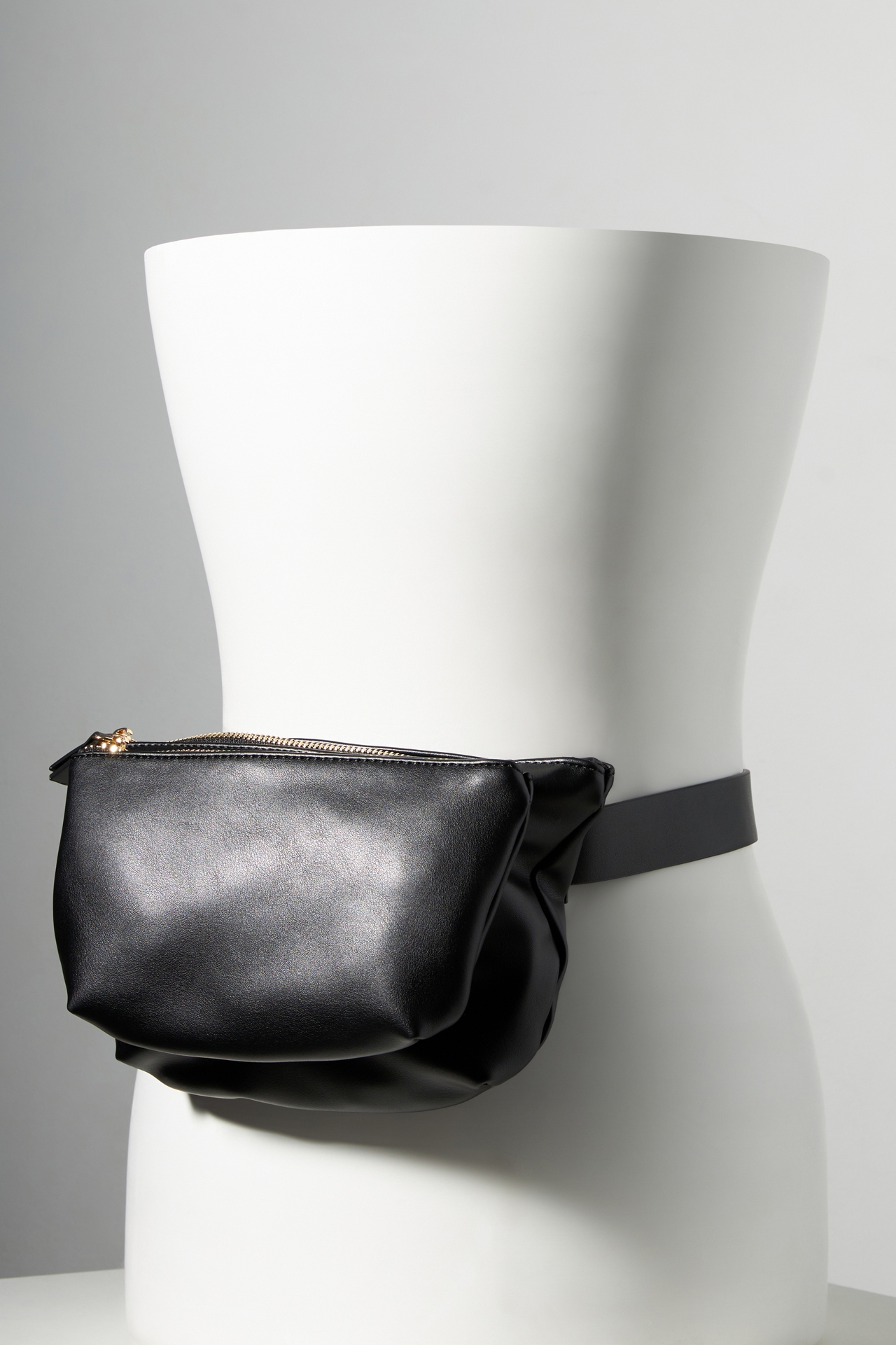 Faux Leather Convertible Crossbody Bag