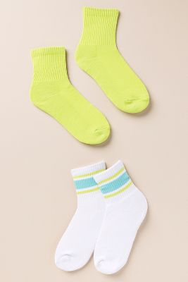Hansel From Basel Set Of Two Athletic Socks In Blue