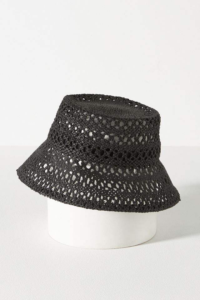 Structured Woven Bucket Hat | Anthropologie display picture 1