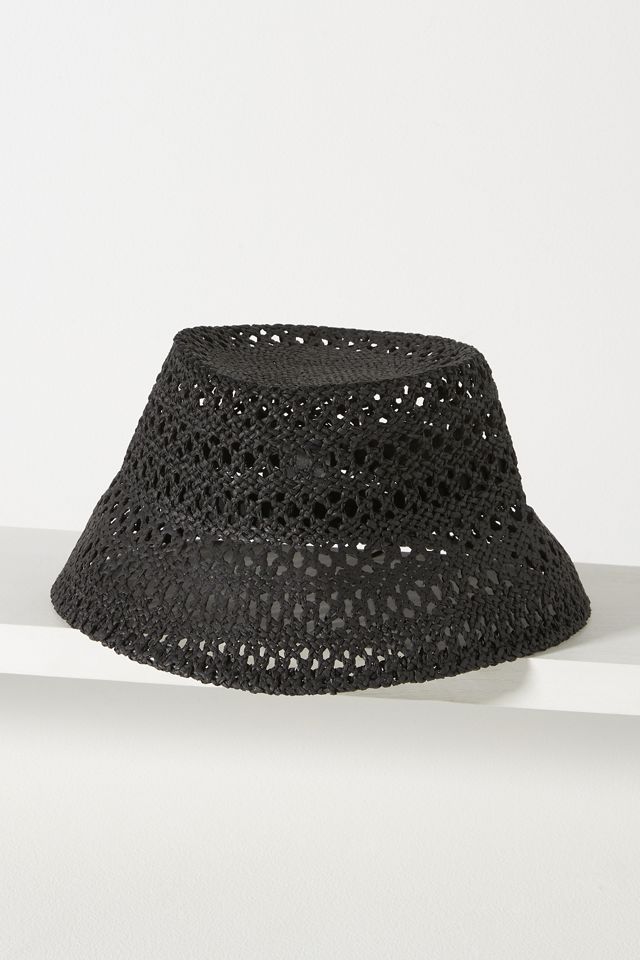 Structured Woven Bucket Hat Anthropologie