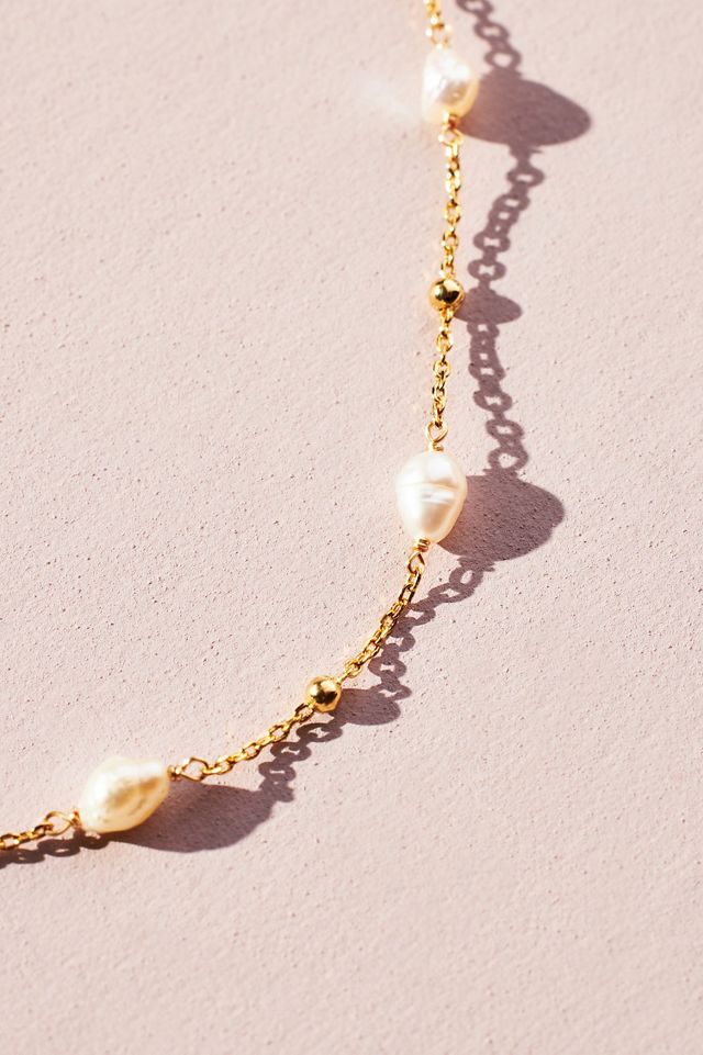 anuke アンヌーク Mini Pearl Necklace - メルカリ