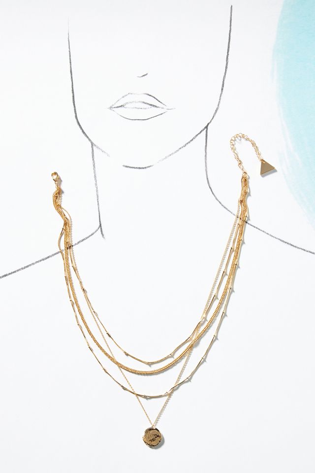 Layered Coin Necklace #5