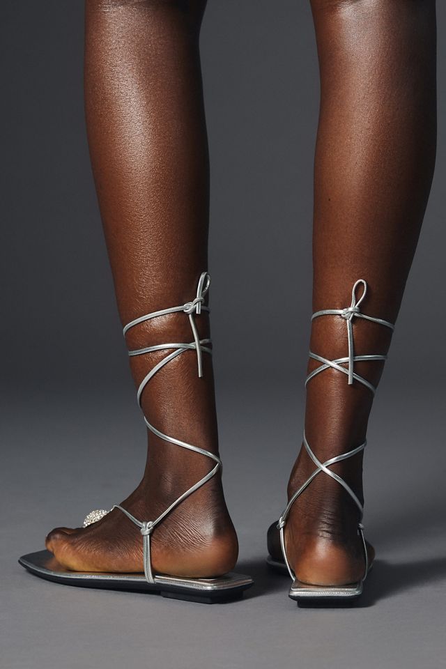 Jeffrey Campbell Weekender Embellished Thong Sandals Anthropologie