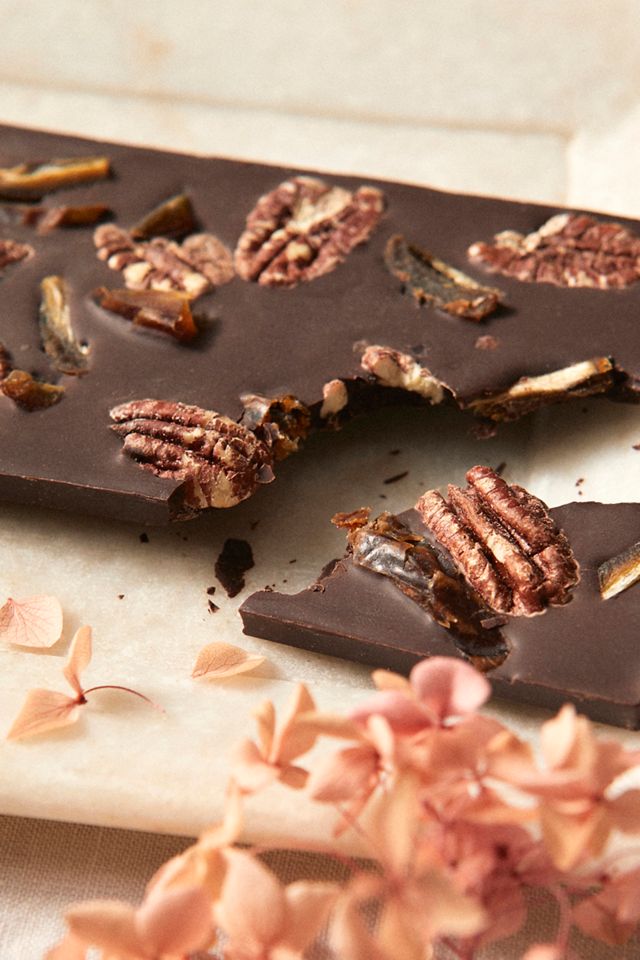 Spring & Mulberry Dark Chocolate Bar, Pecan + Date #1