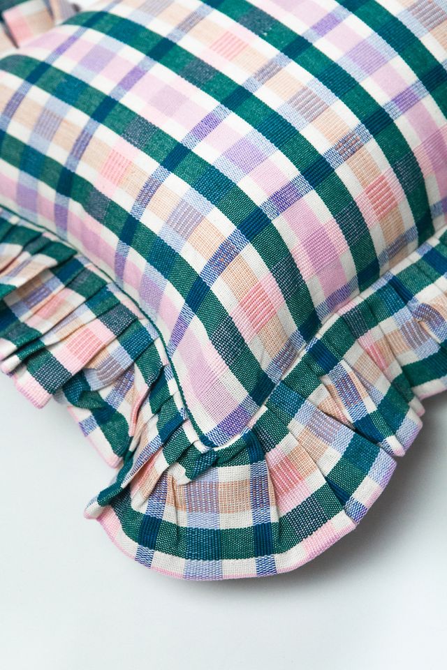 Archive New York Lola Plaid Pillow #4