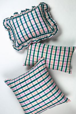 Archive New York Lola Plaid Pillow