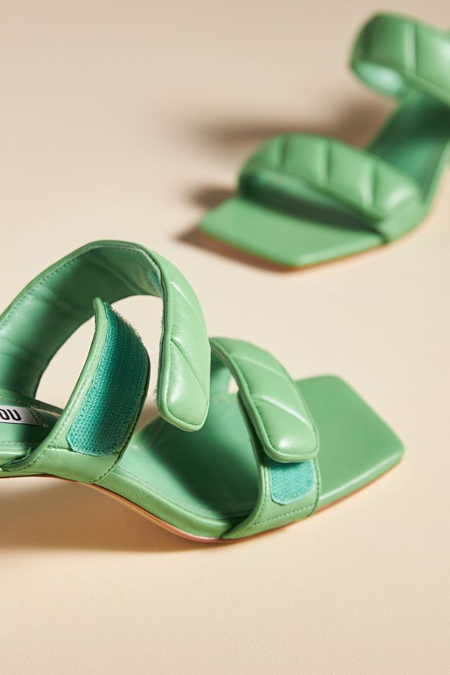 Bibi Lou Double Puff-Strap Heels #2