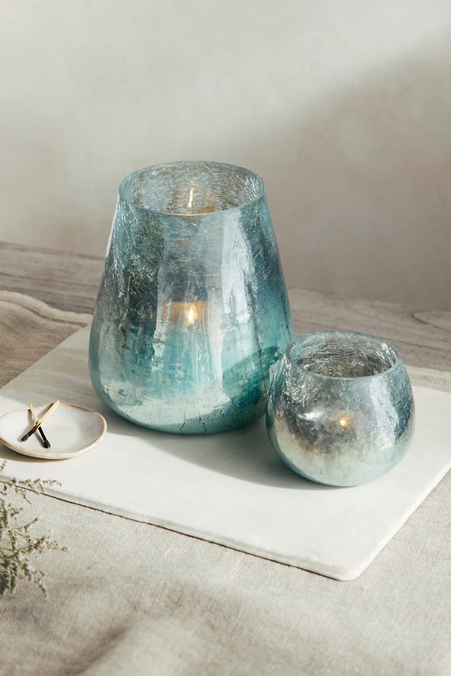 Shimmer Teal Votives, Set of 2 #1