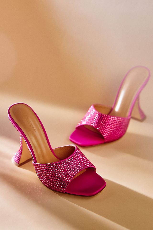 Chic Satin Upper Peep Toe Stiletto Heels Chic Satin Upper Peep Toe Stiletto Heels