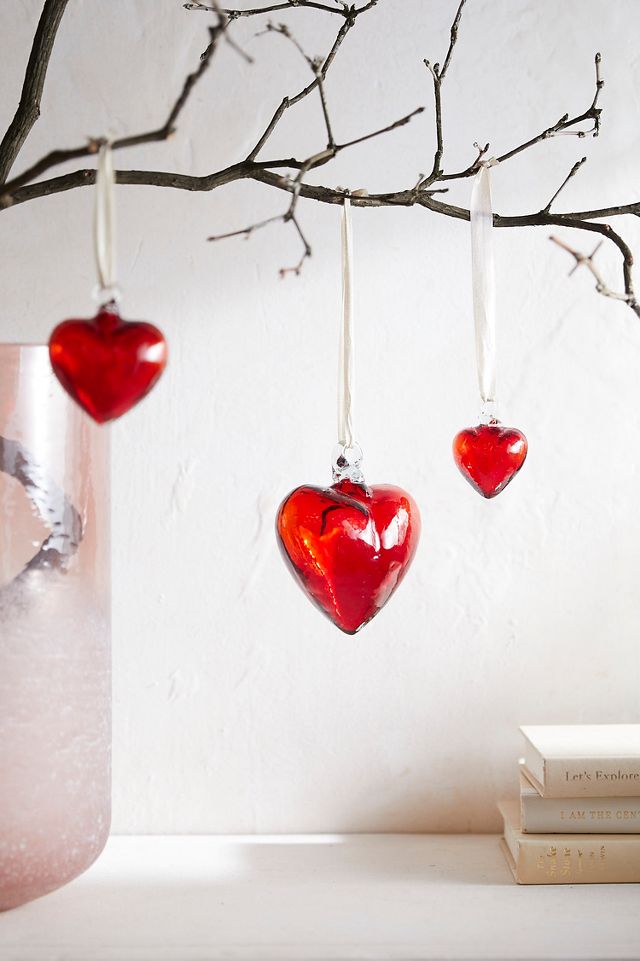 Heart Glass Ornament