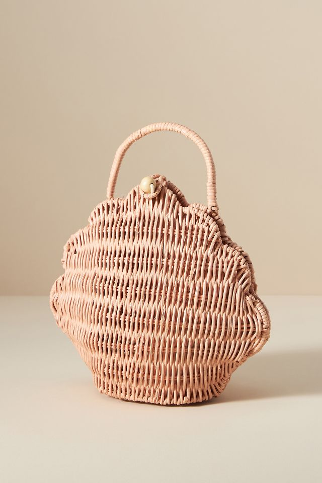 Olli Ella Rattan Shell Bag