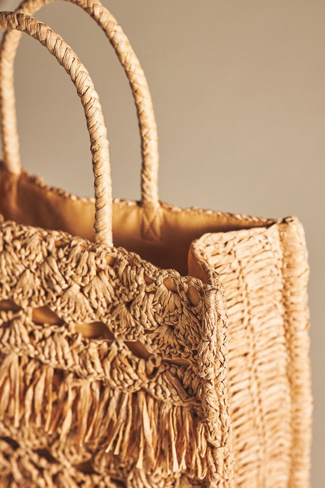 Raffia Fringe Tote #2