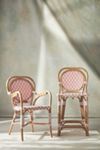 Coastal Rattan Bistro Counter Stool Chair