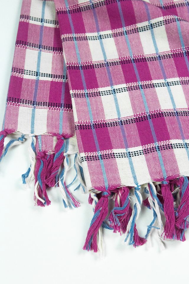 Archive New York San Andres Plaid Towel #4