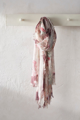 Terrain Amaryllis Floral Scarf In Pink