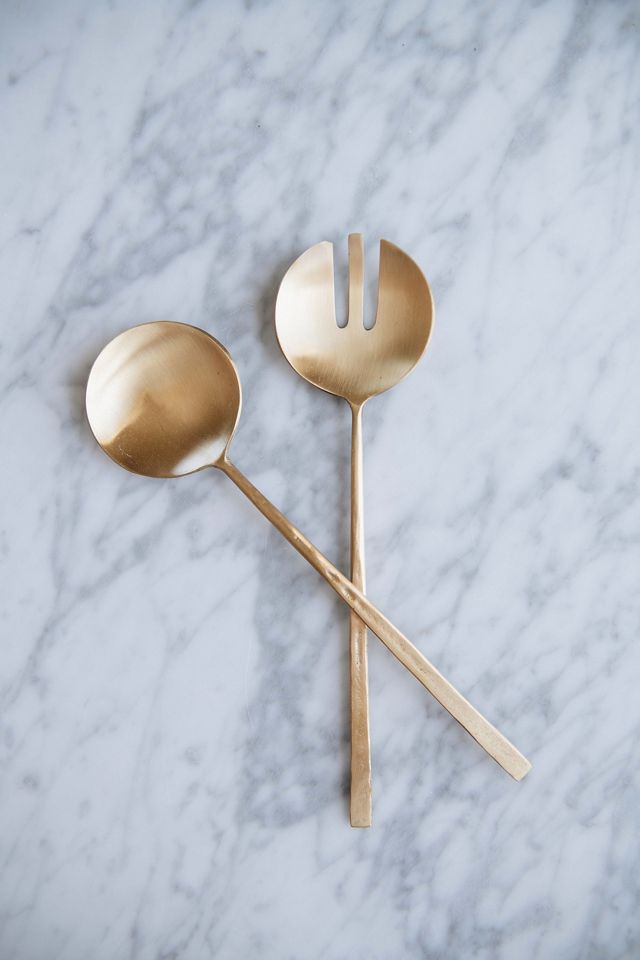 Connected Goods Brass Serving Set