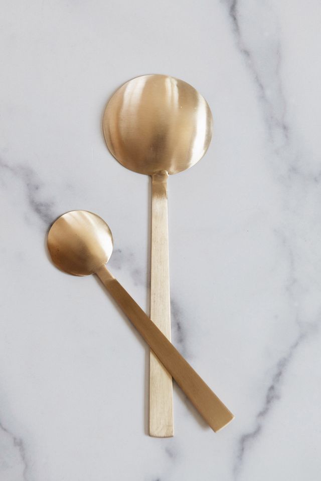 Roan Iris Brass Spoon Set #1