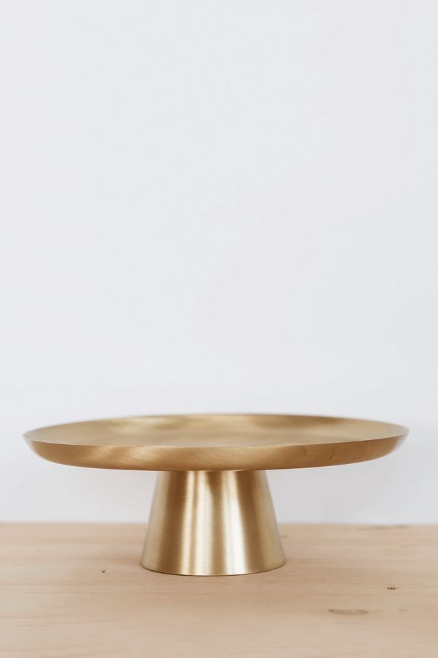 Roan Iris Brass Cake Stand #1