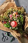 Fresh Protea, Waxflower, Grevillia + Leaucadendron Bouquet