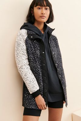 Saltwater Luxe Polka Dot Puffer | Anthropologie