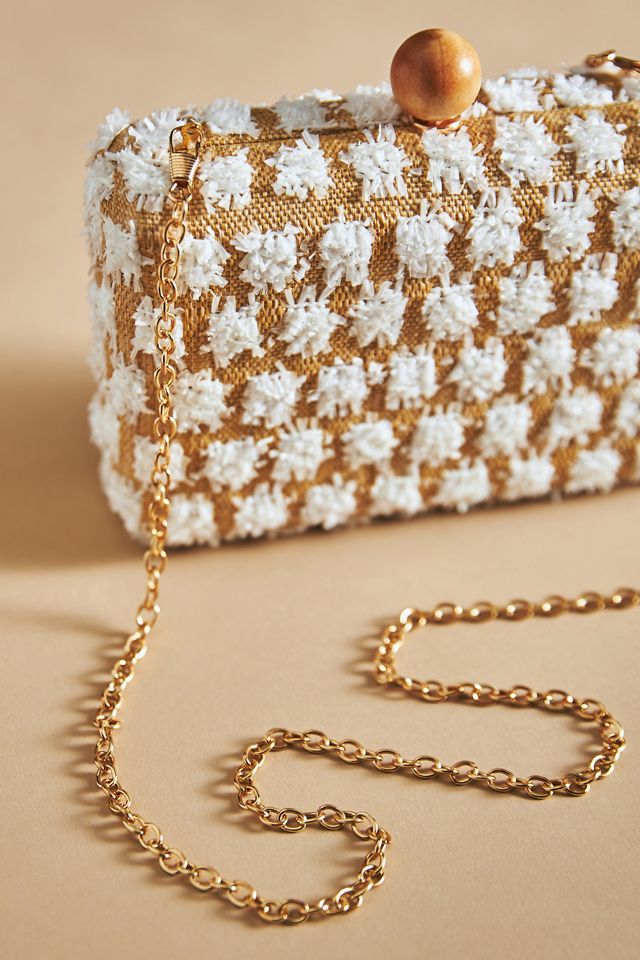 Floral Raffia Clutch #2