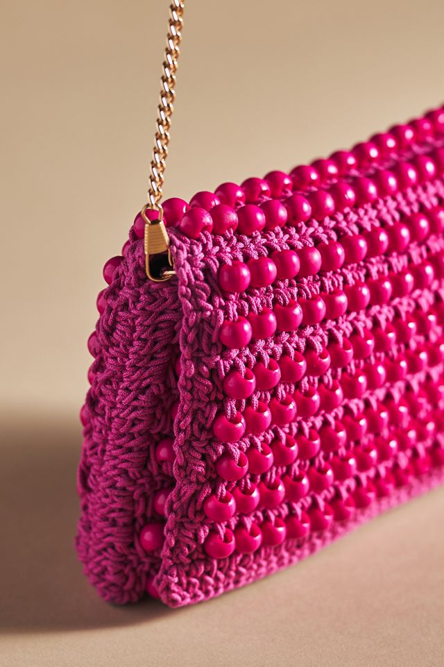 Beaded Crochet Clutch #4