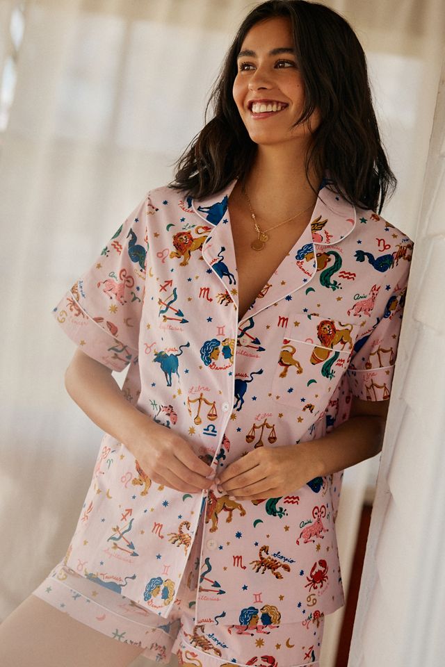 Printfresh Zodiac Pajama Short Set #2