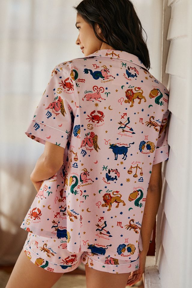 Printfresh Zodiac Pajama Short Set #5