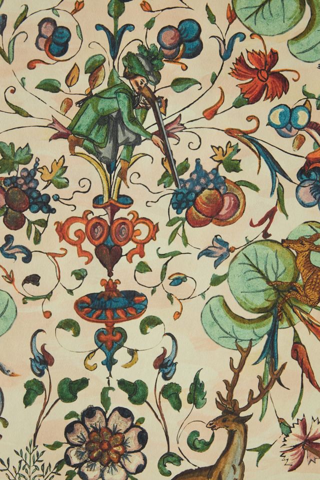 MINDTHEGAP The Deer Stalker Floral Wallpaper #2
