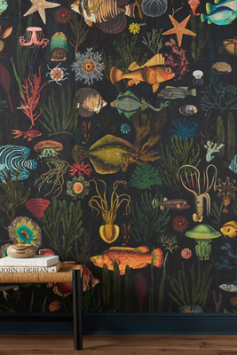 Mind The Gap Oceania Wallpaper In Black