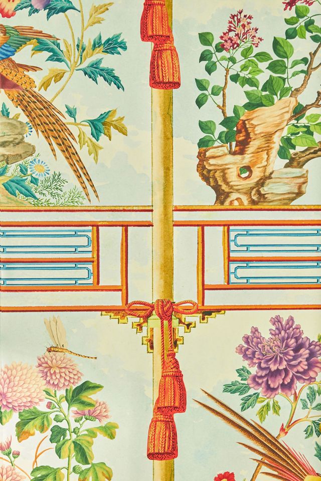 MINDTHEGAP Flowering Wall Floral Bird Wallpaper #2