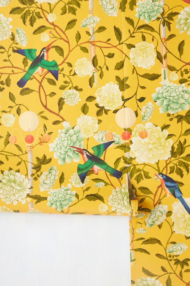MINDTHEGAP Garden of Immortal Blue Floral Chinoiserie Wallpaper #2