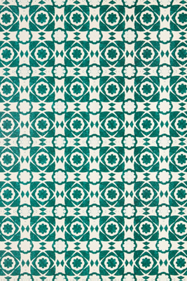 Mind The Gap Aegean Tiles Wallpaper In Green