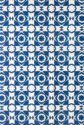 Mind The Gap Aegean Tiles Wallpaper In Purple