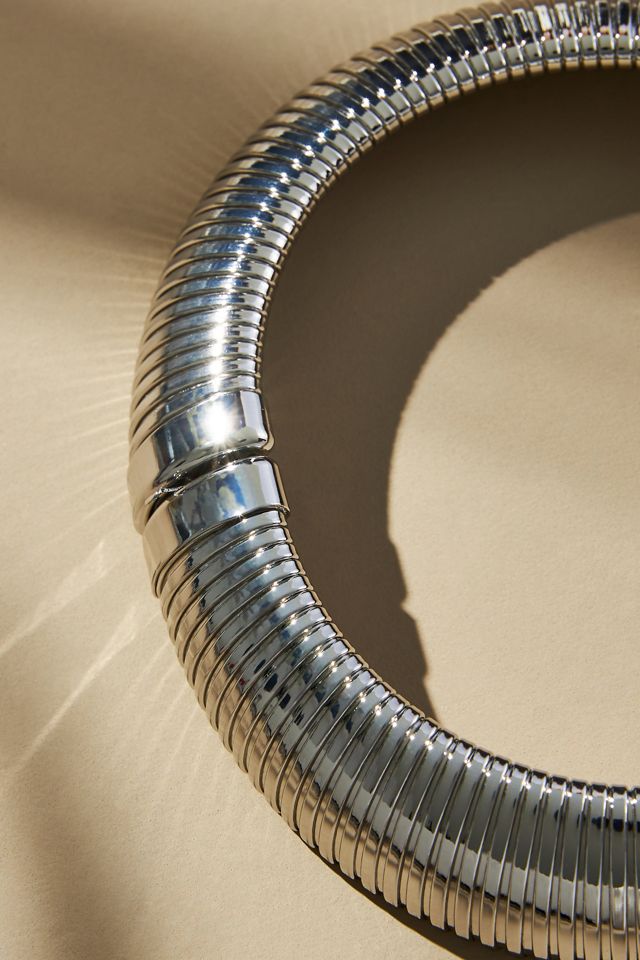Ribbed Statement Choker #1