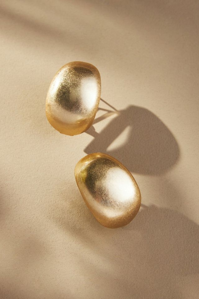 Metal Post Earrings #1