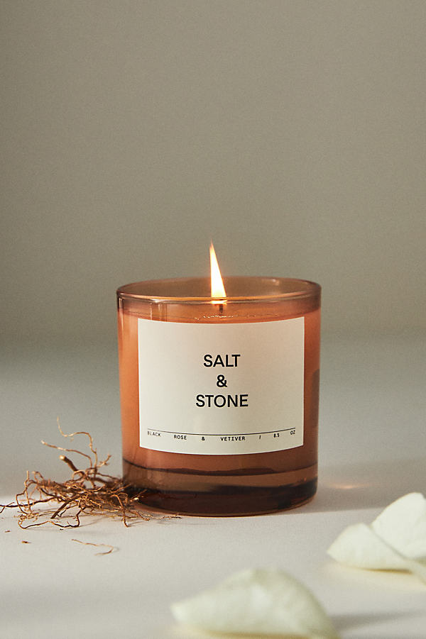 Salt & Stone Candle In Pink