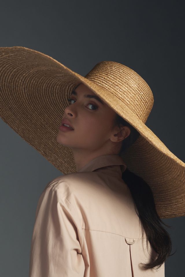 Textured Straw Bucket Hat by San Diego Hat Co. in Beige, Women's at Anthropologie