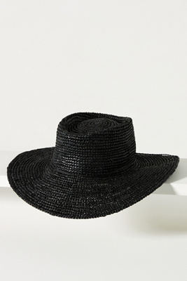 San Diego Hat Co. Crochet Raffia Boater | Anthropologie