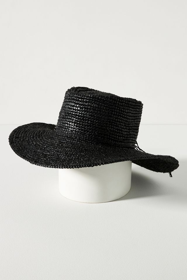 San Diego Hat Co. Crochet Raffia Boater #2