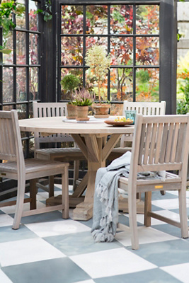 Classic Teak Side Chairs, Set of 2